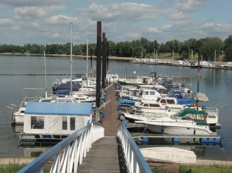 Rees : Reeserward, Yachthafen Rees am Mahnensee